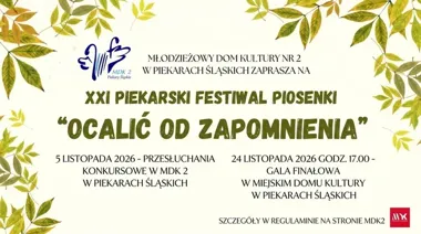Młodzi wokaliści wracają do polskich przebojów. Rusza festiwal w Piekarach Śląskich